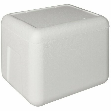 PLASTILITE Insulated Foam Cooler 11 1/8'' x 8 1/2'' x 9 1/8'' - 1 1/2'' Thick 451SL10PLT